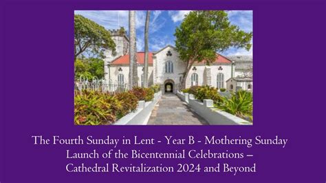 The Fourth Sunday In Lent Mothering Sunday Launch Of The