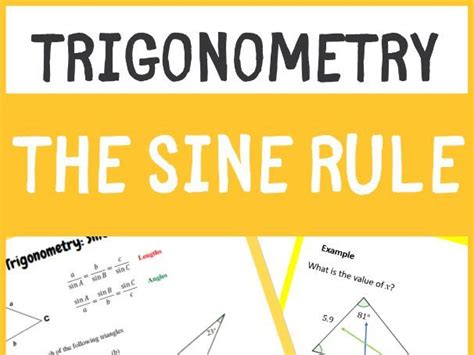 Sine Rule - no prep lesson | Teaching Resources