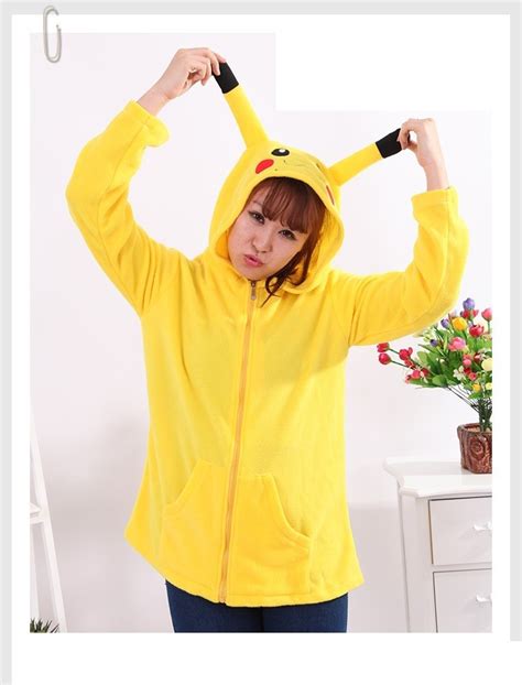 Poke Mon Shiny Umbreon Women Men Zip Hoodies With Ears Tails Cosplay Costume Cartoon Coat