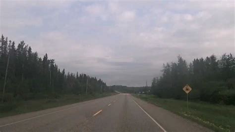 Drivelapse Alaska Highway Fort St John Bc To Wonowon Bc Youtube