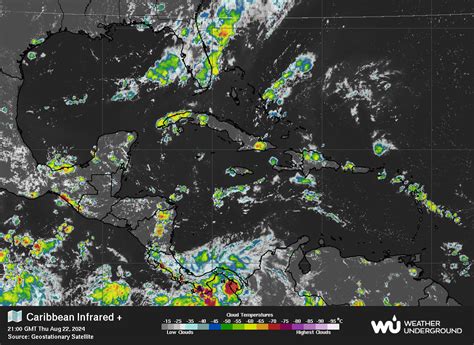 Caribbean | Global Infrared Satellite | Satellite Maps | Weather ...