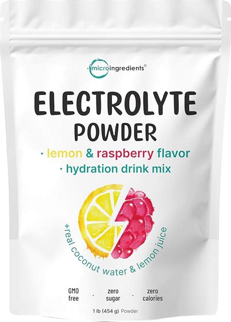 Amazon.com: Micro Ingredients Hydration Electrolyte Powder, 1 lb (69 ...