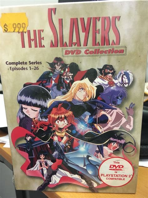 Slayers Dvd Collection Dvd 2000 4 Disc Set 795243613628 Ebay