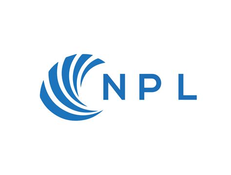 Npl Letter Logo Design On White Background Npl Creative Circle Letter