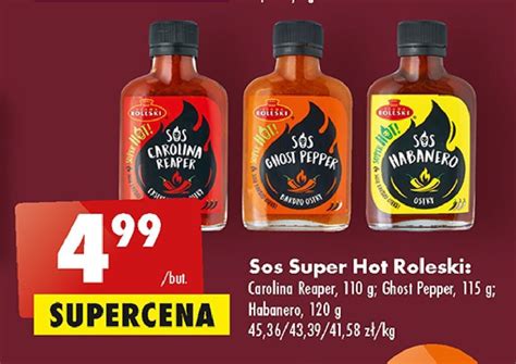 Promocja Sos Carolina Reaper Roleski W Biedronka