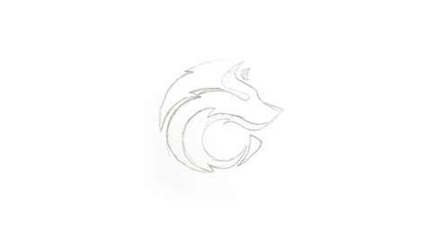 How to Design a Wolf Logo from Sketch to Vector - Illustrator Tutorial