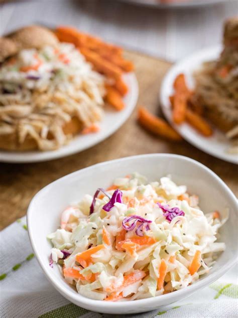 Healthy No Mayo Coleslaw Story Two Healthy Kitchens