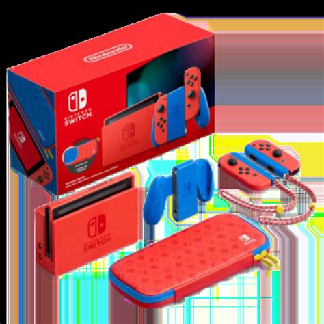 Nintendo Switch Console Mario Red And Blue Edition V2 With Best Price