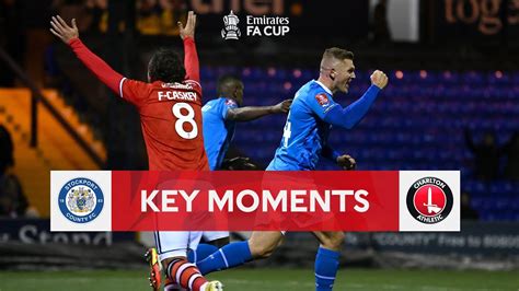 Stockport County V Charlton Athletic Key Moments Second Round