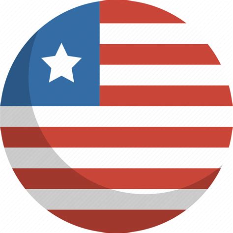 Country Flag Liberia Nation Icon Download On Iconfinder