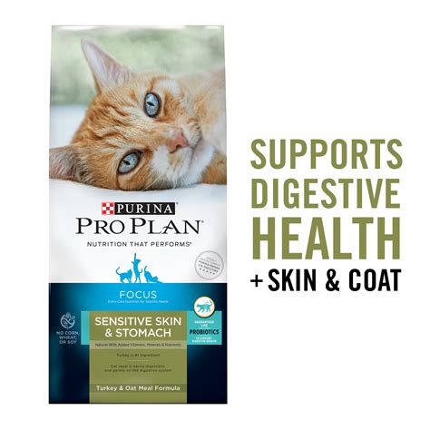 Purina Pro Plan Probiotics Sensitive Skin And Stomach Natural Dry Cat