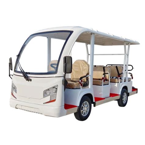 New Model Electric Sightseeing Bus With Passenger Lead Acid Battery