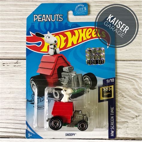 Hot Wheels PEANUTS Snoopy HW Screen Time Shopee Malaysia