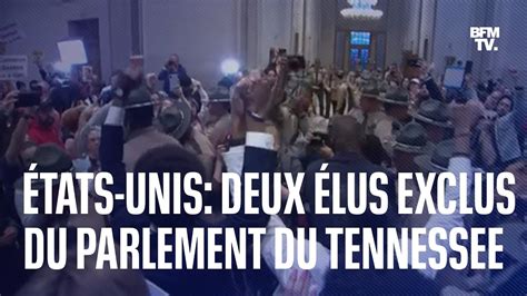 Tats Unis Deux Lus Du Tennessee Exclus Du Parlement Car Ils