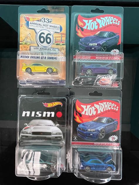 Nissan Skyline GT R R34 RLC Convention Membership Club Hot Wheels Hotwheels Hobbies Toys