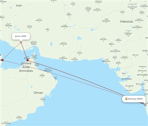 All Flight Routes From Mumbai To Lar BOM To LRR Flight Routes