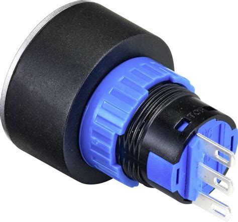 TRU COMPONENTS TC 9219072 Druktoets 250 V AC 3 A 1x Uit Aan Continu