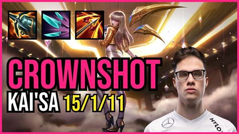 CROWNSHOT KAI SA Vs LUCIAN ADC EUW GRANDMASTER PATCH 10 25 YouTube