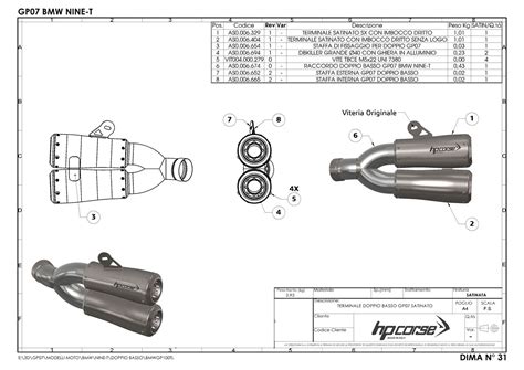 Hp Corse Gp Satin For Bmw R Ninet Part Bmwgp Tls Aab