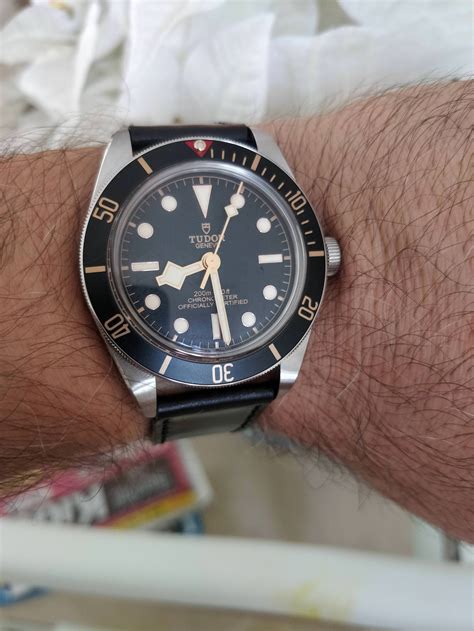 Tudor Black Bay 58 On A Leather Strap New Addition To My Collection