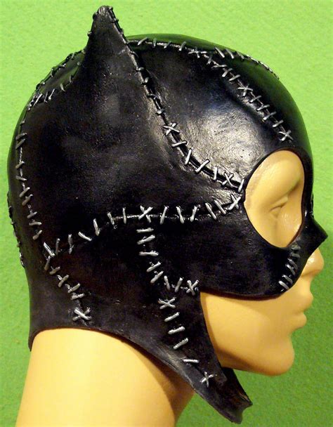 Catwoman Latex Mask Michelle Pfeiffer Costume Batman Returns Etsy