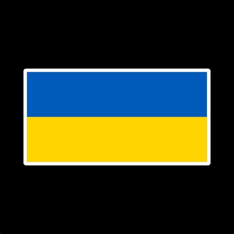 P412 Ukraine Flag Any Size Vinyl Decal Bumper Sticker Etsy