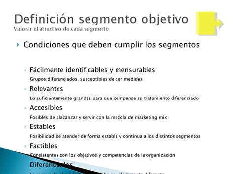 Segmentación targeting posicionamiento PPT