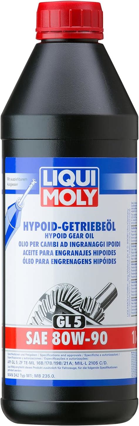 Liqui Moly Aceite Para Engranajes Hipoides Gl Sae W L