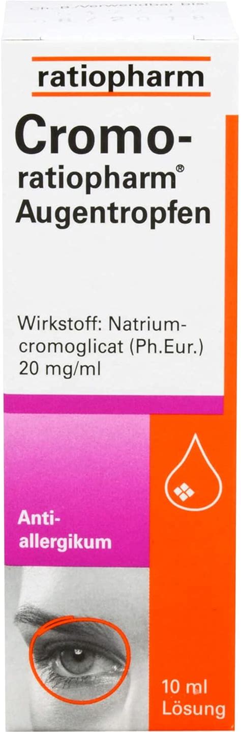 Cromo Ratiopharm Augentrop NL Amazon de Drogerie Körperpflege