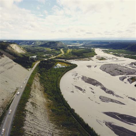 The Gakona River meets the Copper River in Gakona, Alaska. July 2017.