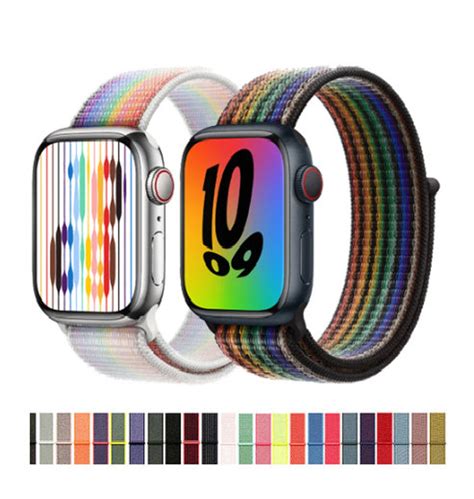 Nylon Watch Band For Apple Watch Velcro Sport Loop Iwatch Series 765