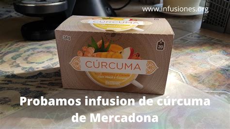 Probando infusión de CÚRCUMA con manzana y canela de MERCADONA YouTube