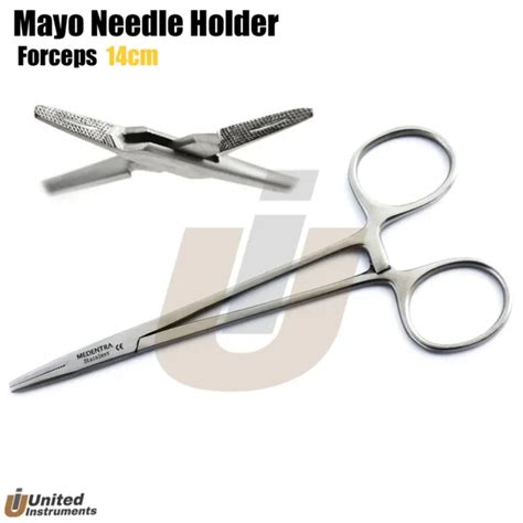 DENTAL MAYO HEGAR Suture Needle Holder Forceps Surgical Piercing