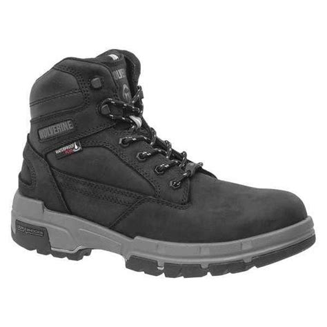 Wolverine Men S Composite Toe 6 Inch Work Boot 7 Ew Black 10657 W10657 7w Zoro