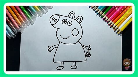 COMO DESENHAR A PEPPA PIG Como Dibujar Peppa Pig Paso A Paso How To