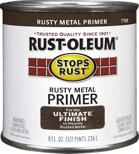 Rust Oleum 7769730 High Performance Rusty Metal Primer Primer Amazon