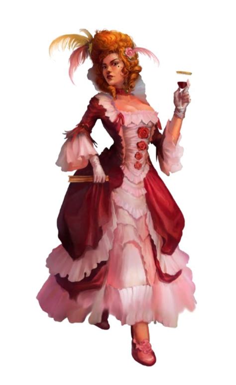 Female Human Aristocrat Noble Pathfinder PFRPG DND D D 3 5 5th Ed D20