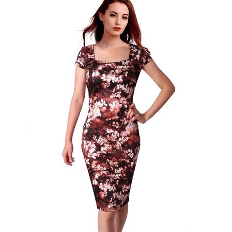 Casual Dresses 26 Styles Floral Print Vestidos Summer Sheath Women Dress Free Shipping 004 18 In