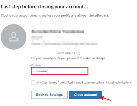 How To Permanently Delete Linkedin Account Wintips Org