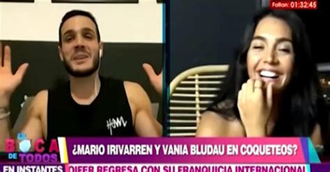 Vania Bludau revela que no descarta una relación con Mario Irivarren