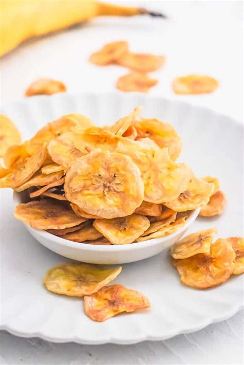 Air Fryer Banana Chips Healthy Easy Recipe The Picky Eater