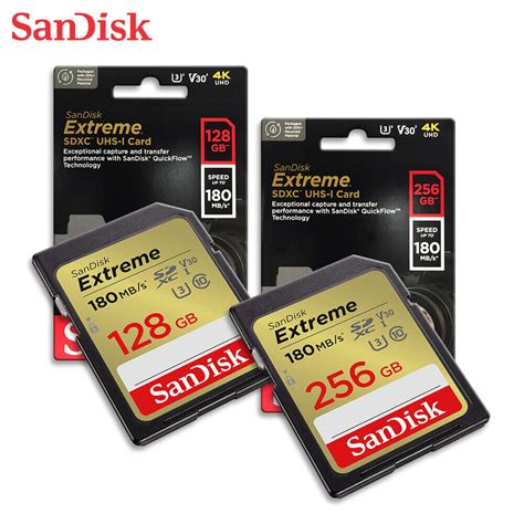 Sandisk Sdxc Extreme 128gb 180mbs V30 Uhs I Expert Zone