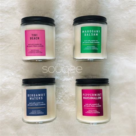 Bath Body Works Single Wick Scented Candles Furniture Home Living