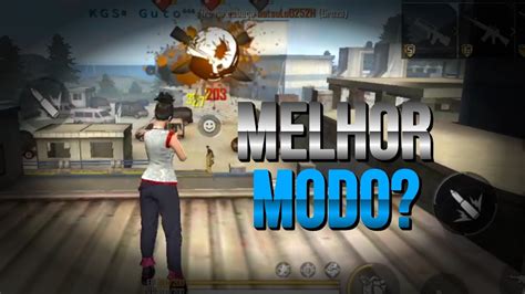 Melhor Modo Do Free Fire Joguei O Novo Modo Tiro Perfeito E Olha O