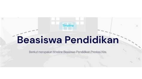 Link Pendaftaran Beasiswa Pendidikan Prestasi Kita Batch Untuk