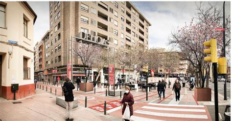 La Calle De Delicias De Zaragoza Estrenar Sus Nuevos Colores Tras El Pilar