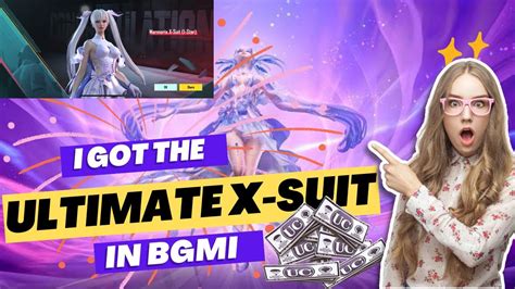 New X Suit Creat Opening Ultimate X Suit In BGMI MARMORIS X Suit