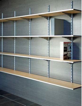 Hygenius® Adjustable Track Shelving | WorkSpace Design | NBS Source