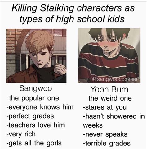 Killing Stalking characters as high school kids | Killing Stalking ...