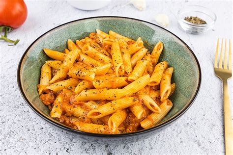 Champignon Tomaten Sauce Mit Penne Rezept